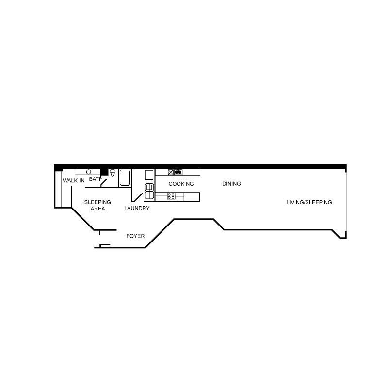 Floor plan layout diagram for ax3